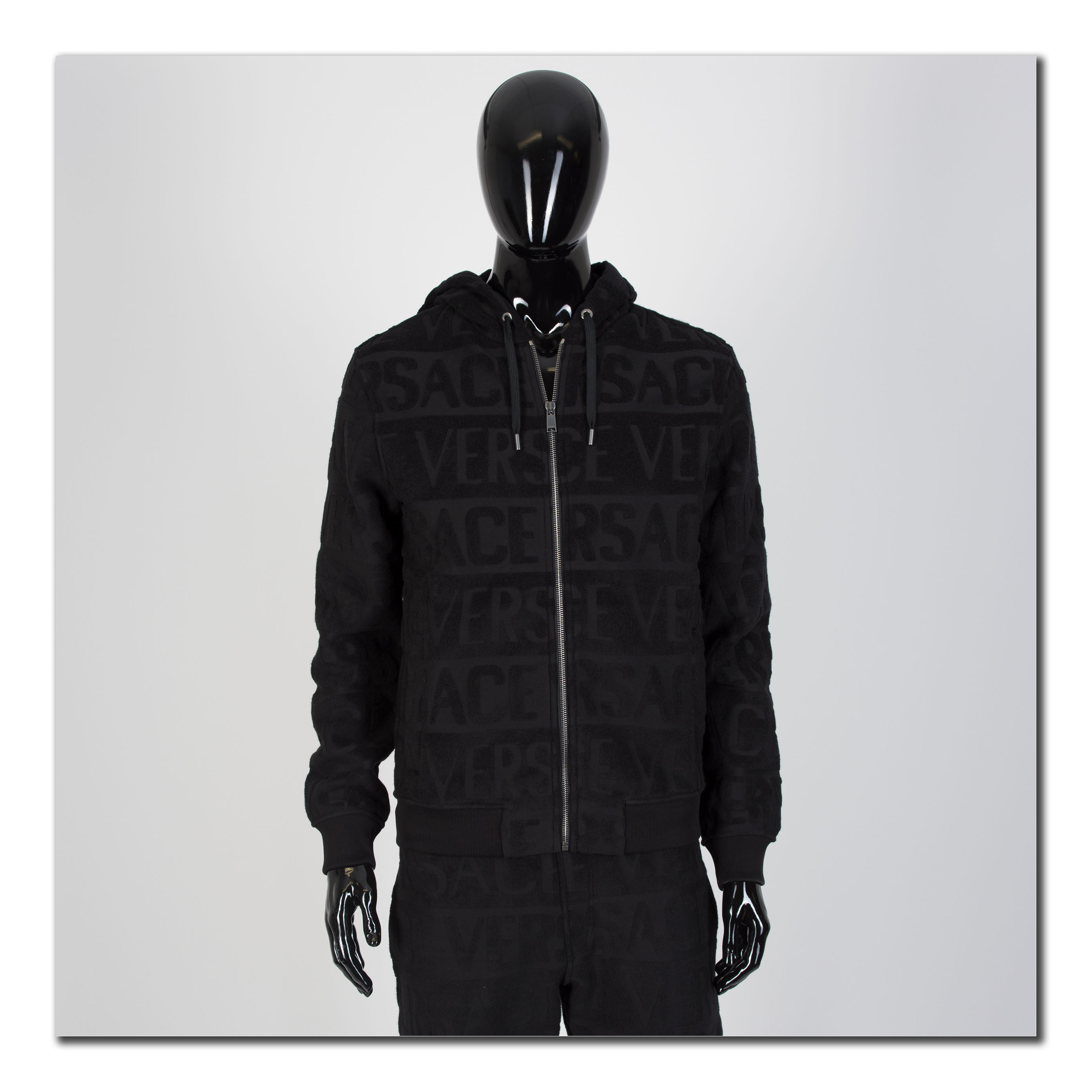 versace black hoodie